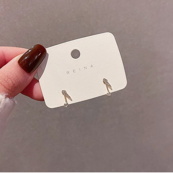 💙💕Last one Dainty Zircon Stud Earrings - Picture 11 of 13